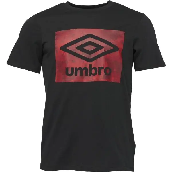 Umbro Umbro DIGI CAMO BOX GRAPHIC TEE Мъжка тениска, черно, размер