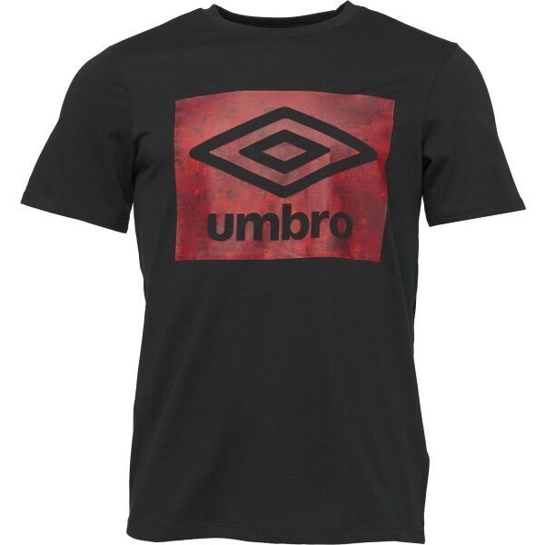 Umbro Umbro DIGI CAMO BOX GRAPHIC TEE Мъжка тениска, черно, размер