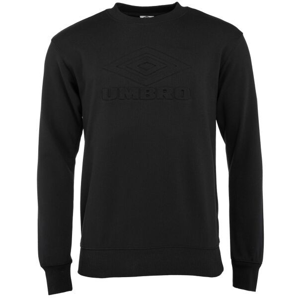 Umbro Umbro EMBOSSED SWEAT Мъжки суитшърт, черно, размер