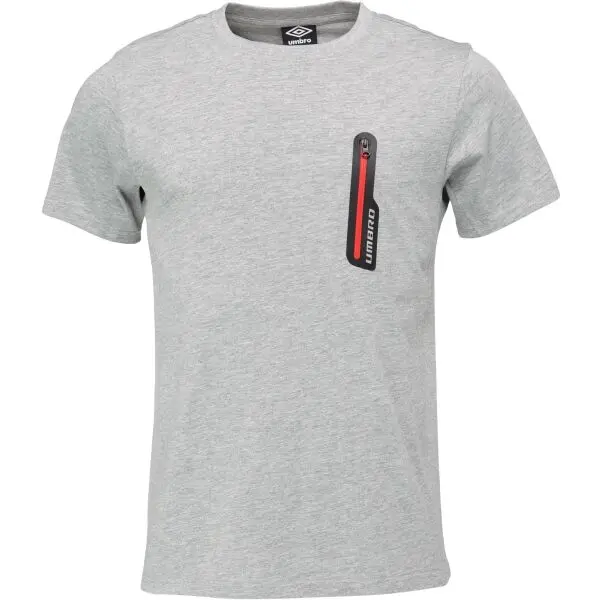 Umbro Umbro FALLON Мъжка тениска, сиво, размер