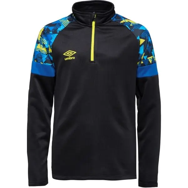 Umbro Umbro FORMATION QUARTER ZIP - JNR Детски спортен суитшърт, черно, размер