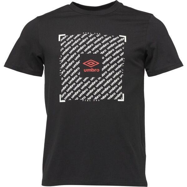 Umbro Umbro FTBL BOX GRAPHIC TEE Мъжка тениска, черно, размер