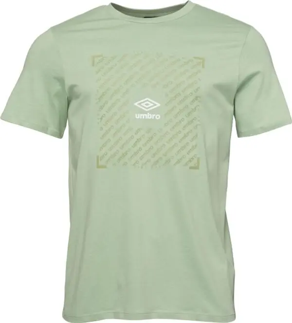 Umbro Umbro FTBL BOX GRAPHIC TEE Мъжка тениска, светло-зелено, размер