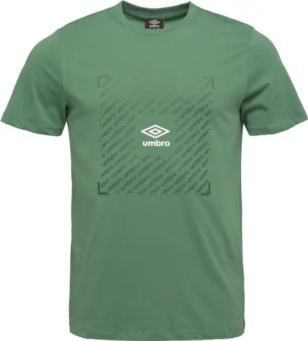Umbro Umbro FTBL BOX GRAPHIC TEE Мъжка тениска, зелено, размер