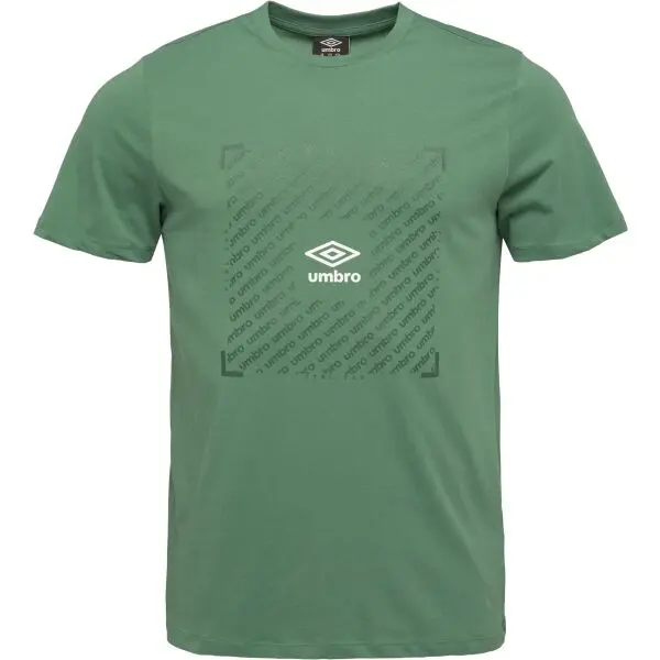 Umbro Umbro FTBL BOX GRAPHIC TEE Мъжка тениска, зелено, размер
