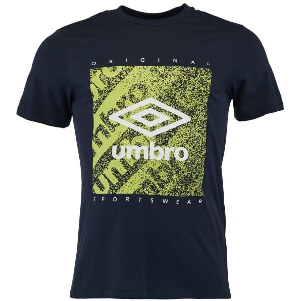 Umbro Umbro FW GRAIN GRAPHIC TEE Мъжка тениска, тъмносин, размер
