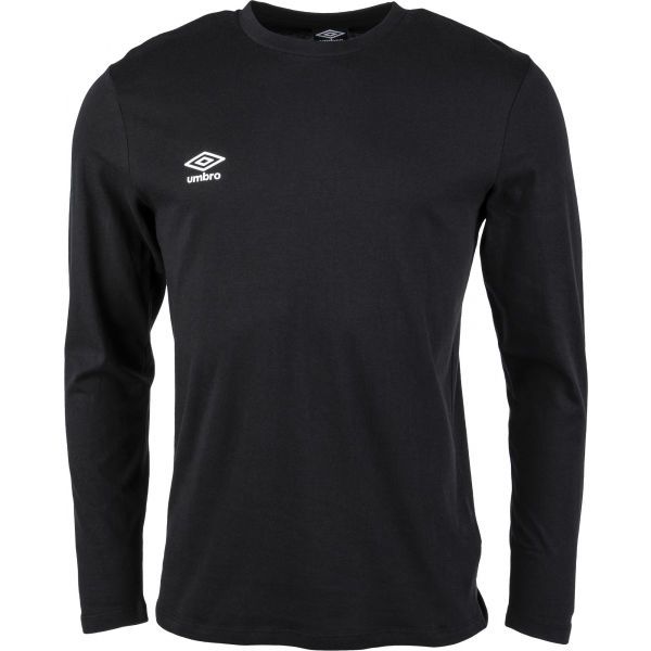 Umbro Umbro FW SMALL LOGO LS TEE Мъжка тениска, черно, размер