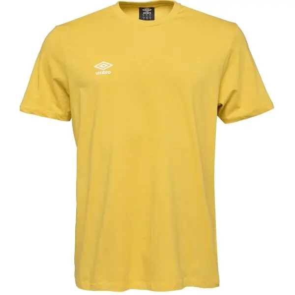 Umbro Umbro FW SMALL LOGO TEE Мъжка тениска, жълто, размер