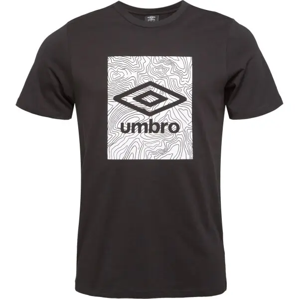 Umbro Umbro GEO GRAPHIC TEE Мъжка тениска, черно, размер