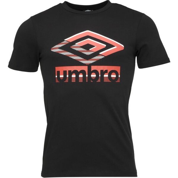 Umbro Umbro GLITCH GRAPHIC TEE Мъжка тениска, черно, размер