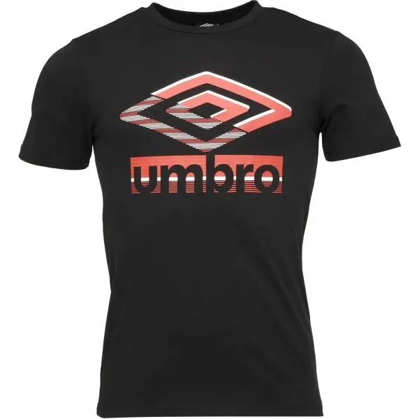 Umbro Umbro GLITCH GRAPHIC TEE Мъжка тениска, черно, размер