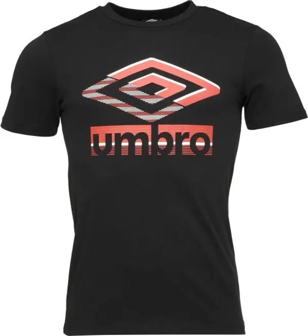 Umbro Umbro GLITCH GRAPHIC TEE Мъжка тениска, черно, размер