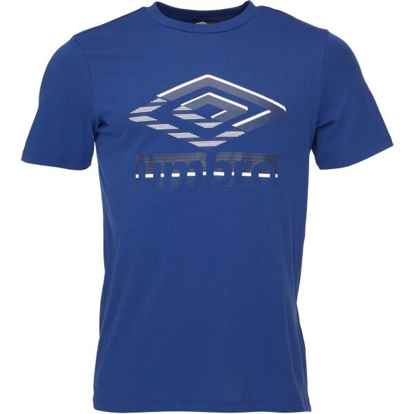 Umbro Umbro GLITCH GRAPHIC TEE Мъжка тениска, синьо, размер