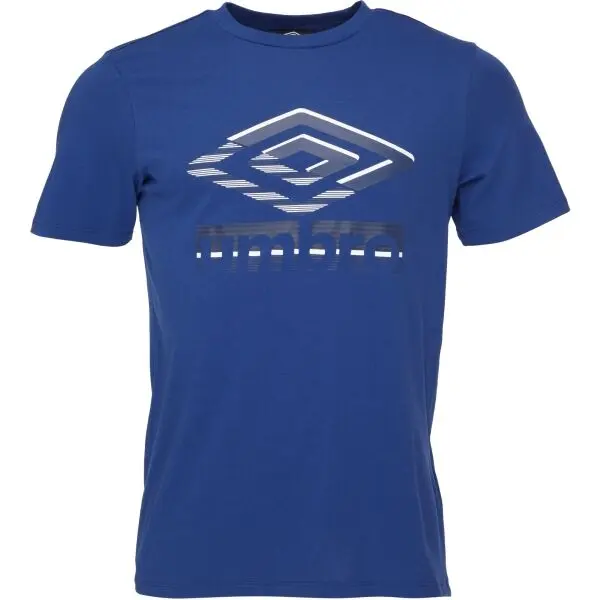 Umbro Umbro GLITCH GRAPHIC TEE Мъжка тениска, синьо, размер