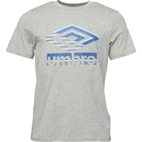 Umbro Umbro GLITCH GRAPHIC TEE Мъжка тениска, сиво, размер