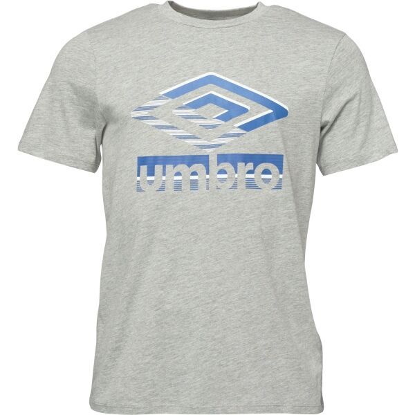 Umbro Umbro GLITCH GRAPHIC TEE Мъжка тениска, сиво, размер
