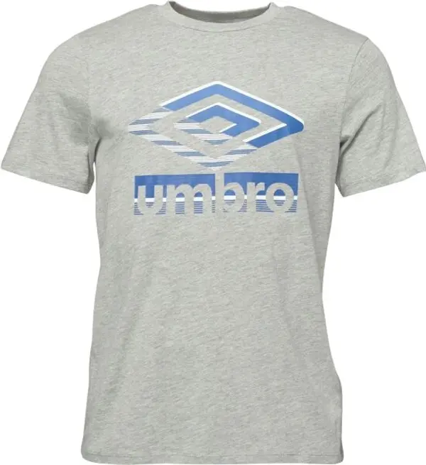 Umbro Umbro GLITCH GRAPHIC TEE Мъжка тениска, сиво, размер