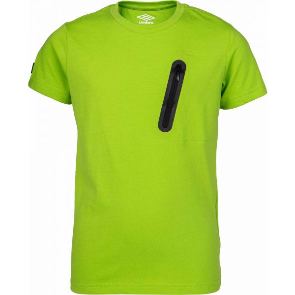 Umbro Umbro HARI Спортна тениска за момчета, зелено, размер