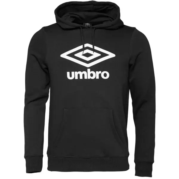 Umbro Umbro LARGE LOGO HOODIE ESSENTIALS Мъжки суитшърт, черно, размер