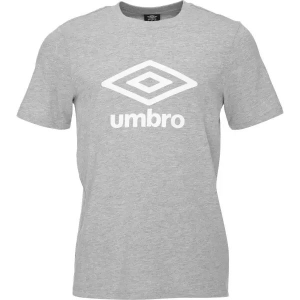Umbro Umbro LARGE LOGO TEE ESSENTIALS Мъжка тениска, сиво, размер