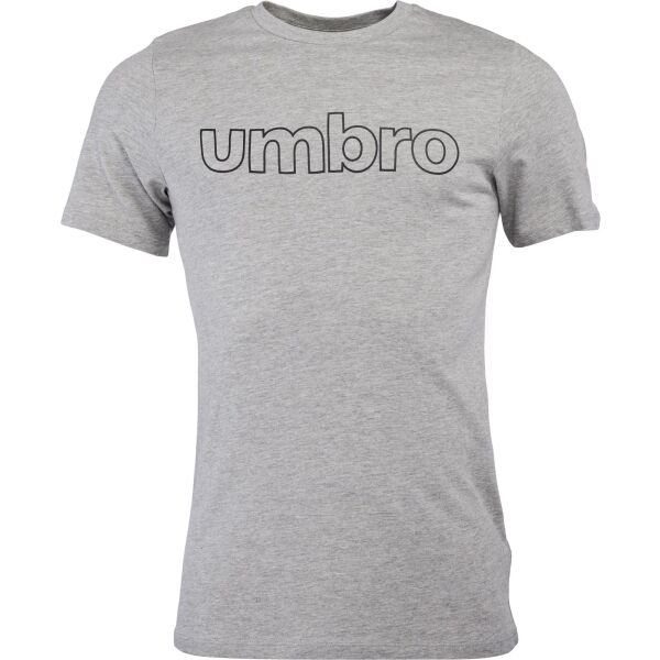Umbro Umbro LINEAR LOGO GRAPHIC TEE Мъжка тениска, сиво, размер