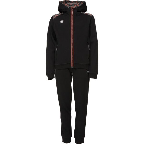 Umbro Umbro NARI Спортен комплект за момчета, черно, размер