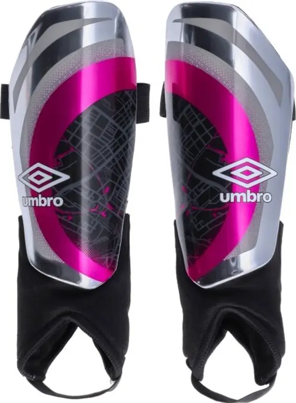Umbro Umbro NEO PRO TECTA II GUARD W/ANKLE SOCK Мъжки футболни кори, сребърно, размер