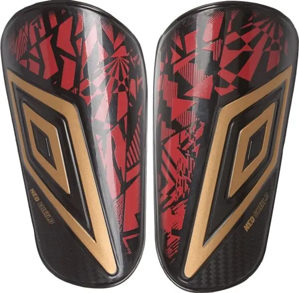 Umbro Umbro NEO SHIELD GUARD W/SLEEVE Футболни протектори, червено, размер