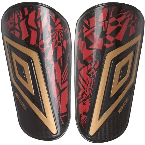 Umbro Umbro NEO SHIELD GUARD W/SLEEVE Футболни протектори, червено, размер