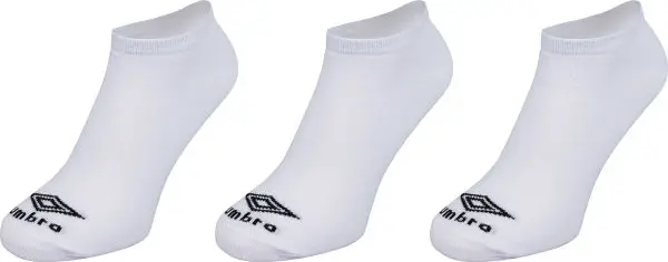 Umbro Umbro NO SHOW LINER SOCK - 3 PACK Чорапи, бяло, размер