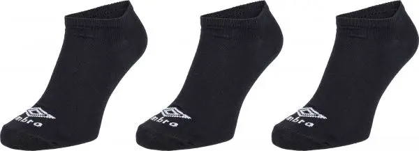 Umbro Umbro NO SHOW LINER SOCK - 3 PACK Чорапи, черно, размер