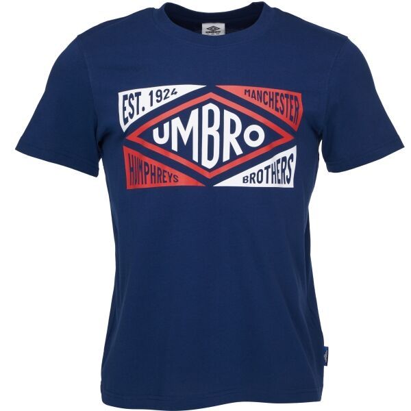 Umbro Umbro ORIGINS TEE SPORTS CULTURE Мъжка тениска, тъмносин, размер