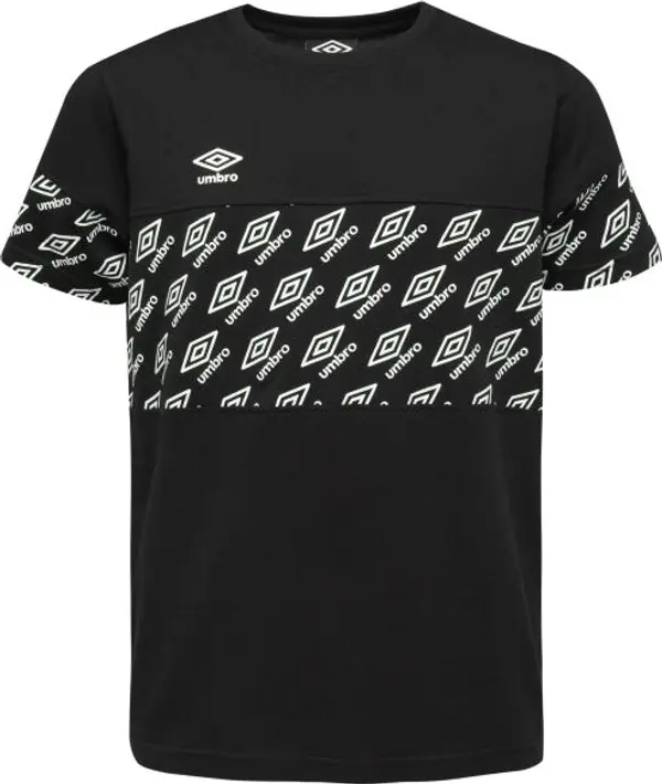 Umbro Umbro PHELIM Тениска за момчета, черно, размер 140-146