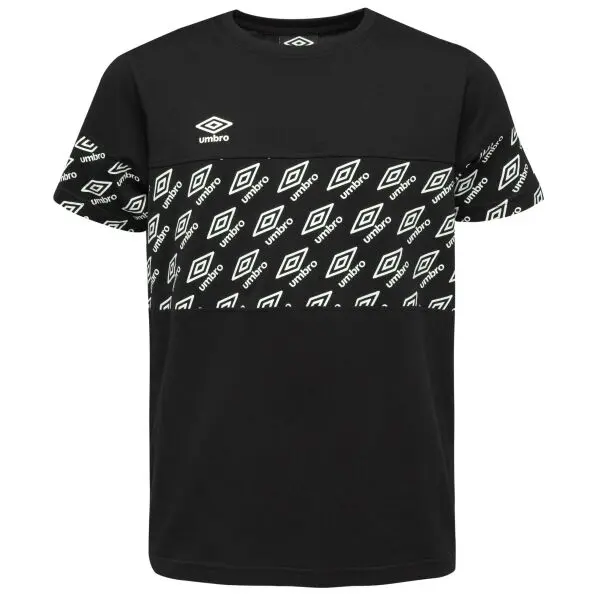 Umbro Umbro PHELIM Тениска за момчета, черно, размер 152-158