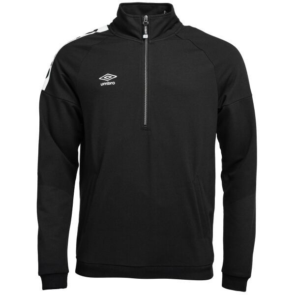Umbro Umbro PIERS Мъжки суитшърт с къс цип, черно, размер
