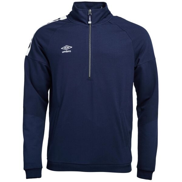 Umbro Umbro PIERS Мъжки суитшърт с къс цип, тъмносин, размер