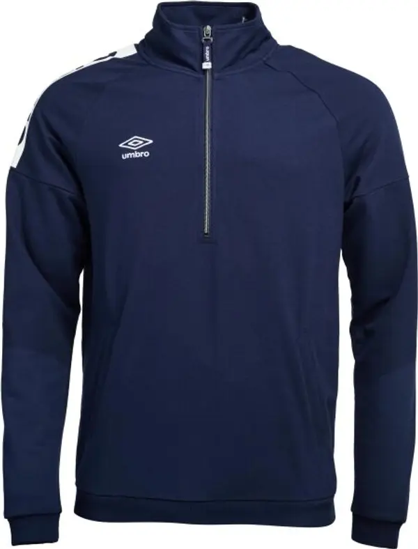 Umbro Umbro PIERS Мъжки суитшърт с къс цип, тъмносин, размер