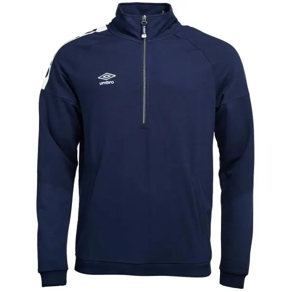 Umbro Umbro PIERS Мъжки суитшърт с къс цип, тъмносин, размер