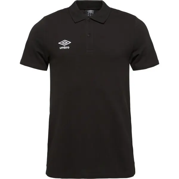 Umbro Umbro PIQUE POLO TEE Мъжка тениска с якичка, черно, размер