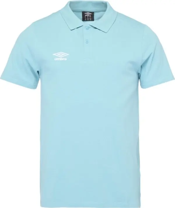Umbro Umbro PIQUE POLO TEE Мъжка тениска с якичка, светлосиньо, размер