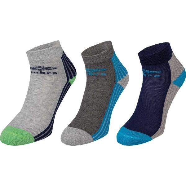 Umbro Umbro SPORT SOCKS 3P Детски чорапи, тъмносин, размер