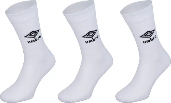 Umbro Umbro SPORTS SOCKS - 3 PACK Чорапи, бяло, размер