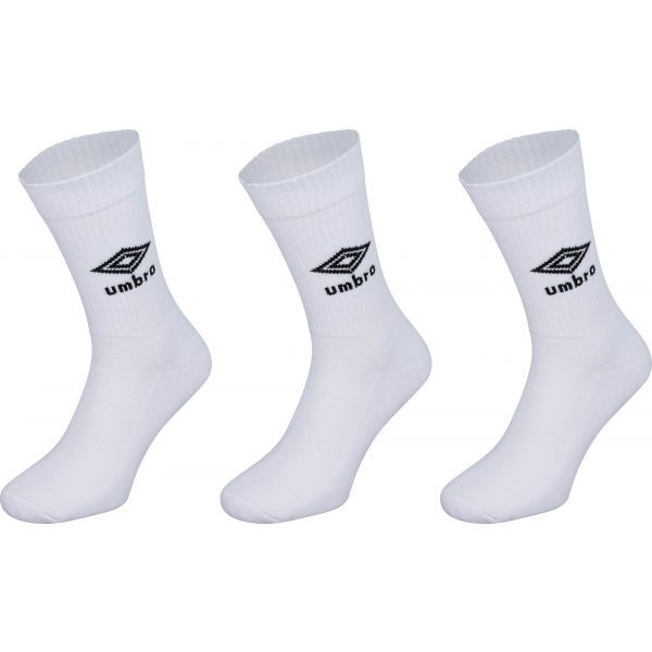 Umbro Umbro SPORTS SOCKS - 3 PACK Чорапи, бяло, размер