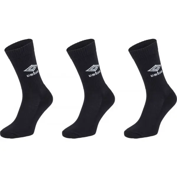 Umbro Umbro SPORTS SOCKS - 3 PACK Чорапи, черно, размер