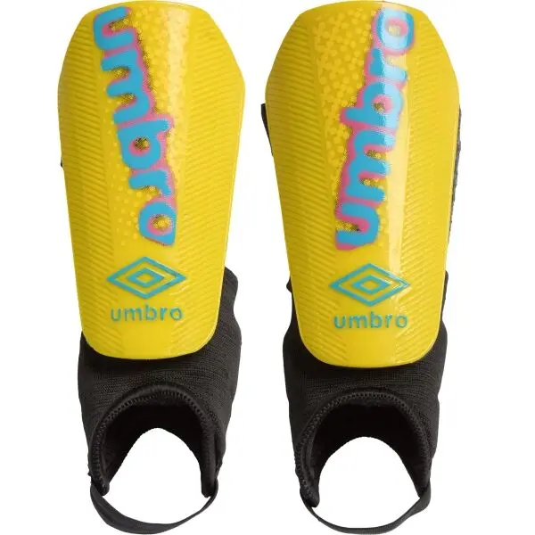 Umbro Umbro STRATUS GUARD W/ANKLE SOCK - JNR Детски футболни протектори, жълто, размер
