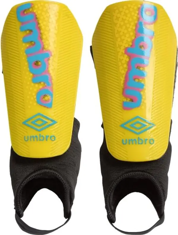 Umbro Umbro STRATUS GUARD W/ANKLE SOCK - JNR Детски футболни протектори, жълто, размер