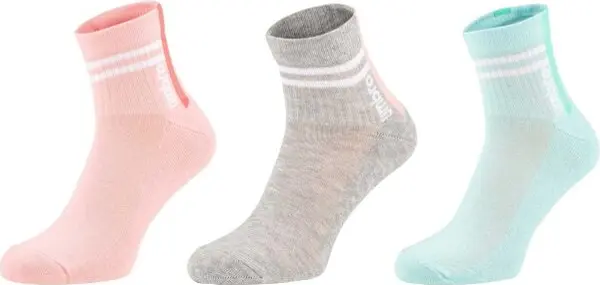 Umbro Umbro STRIPED SPORTS SOCKS JNR - 3 PACK Детски чорапи, цвят сьомга, размер 28-31