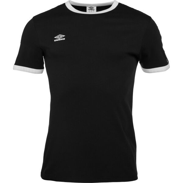 Umbro Umbro TAPED RINGER TEE Мъжка тениска, черно, размер