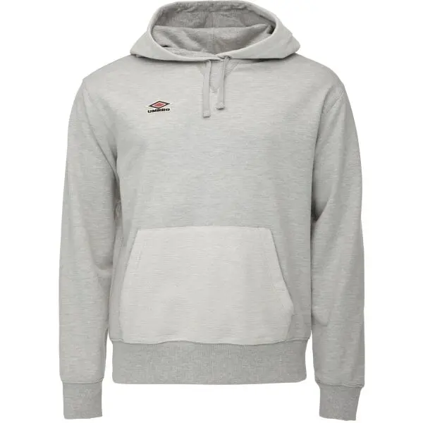 Umbro Umbro TEXTURED HOODIE SPORT CULTURE Мъжки суитшърт, сиво, размер
