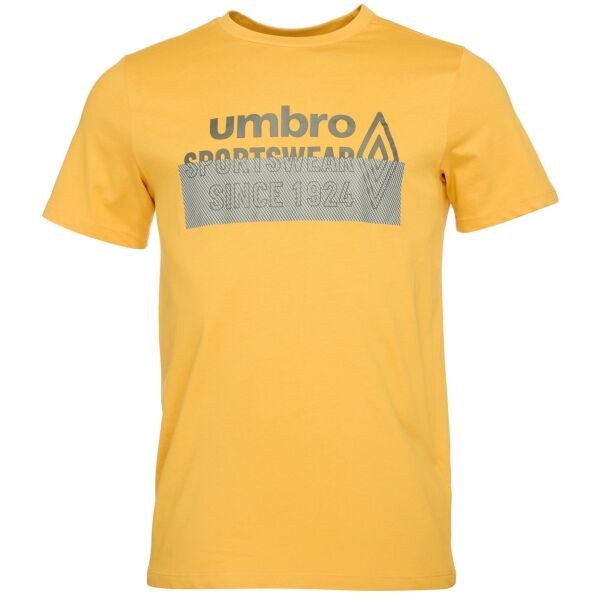 Umbro Umbro LINEAR BOX LOGO GRAPHIC TEE Мъжка тениска, жълто, размер M